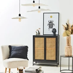 Fabrique de Styles Abat-jour blanc beige d44cm - Louise* Suspensions