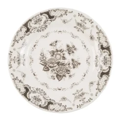 Fabrique de Styles Assiette à dessert en faïence d20cm - clothilde* Assiettes