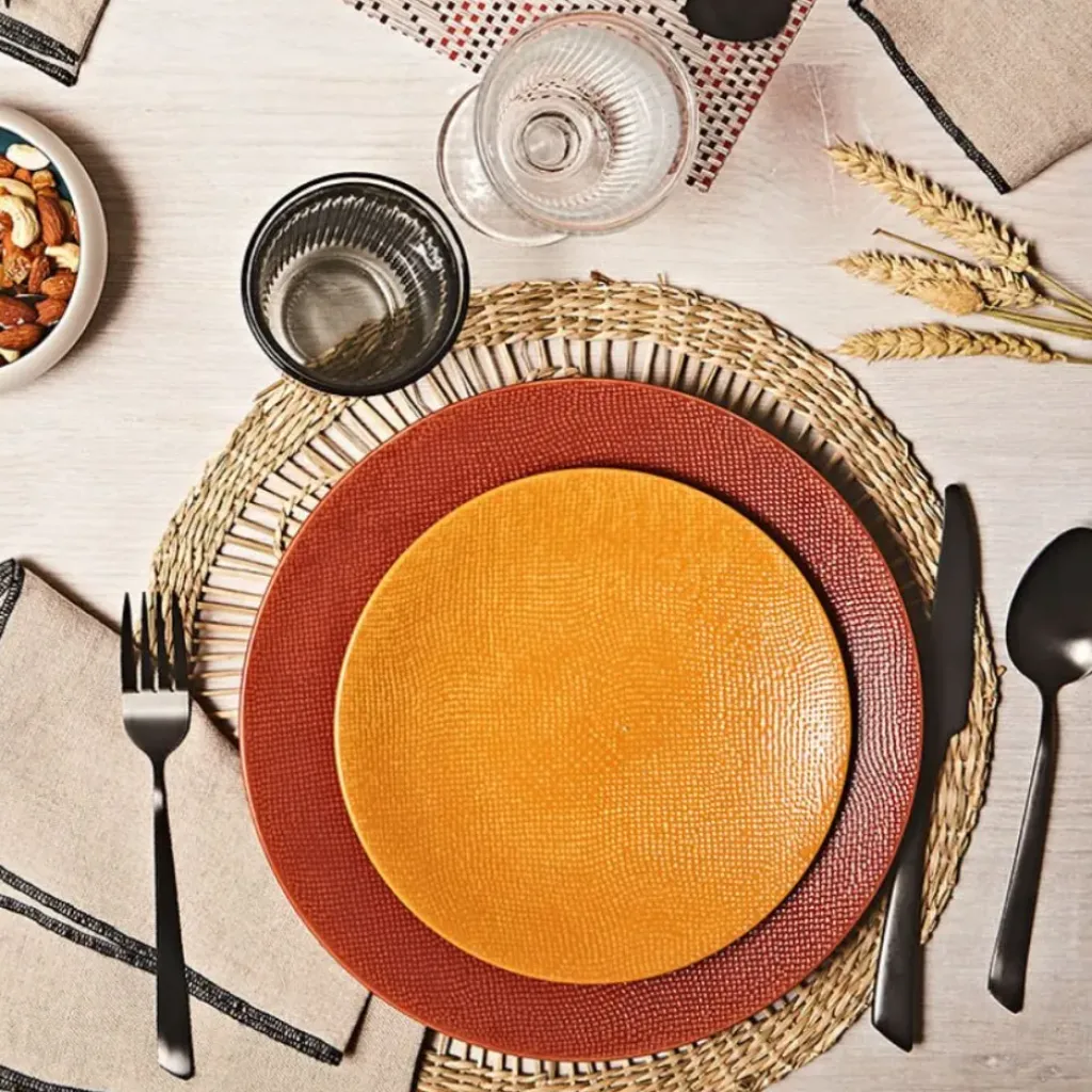 Fabrique de Styles Assiette à dessert en gres d21cm - vesuvio* Assiettes