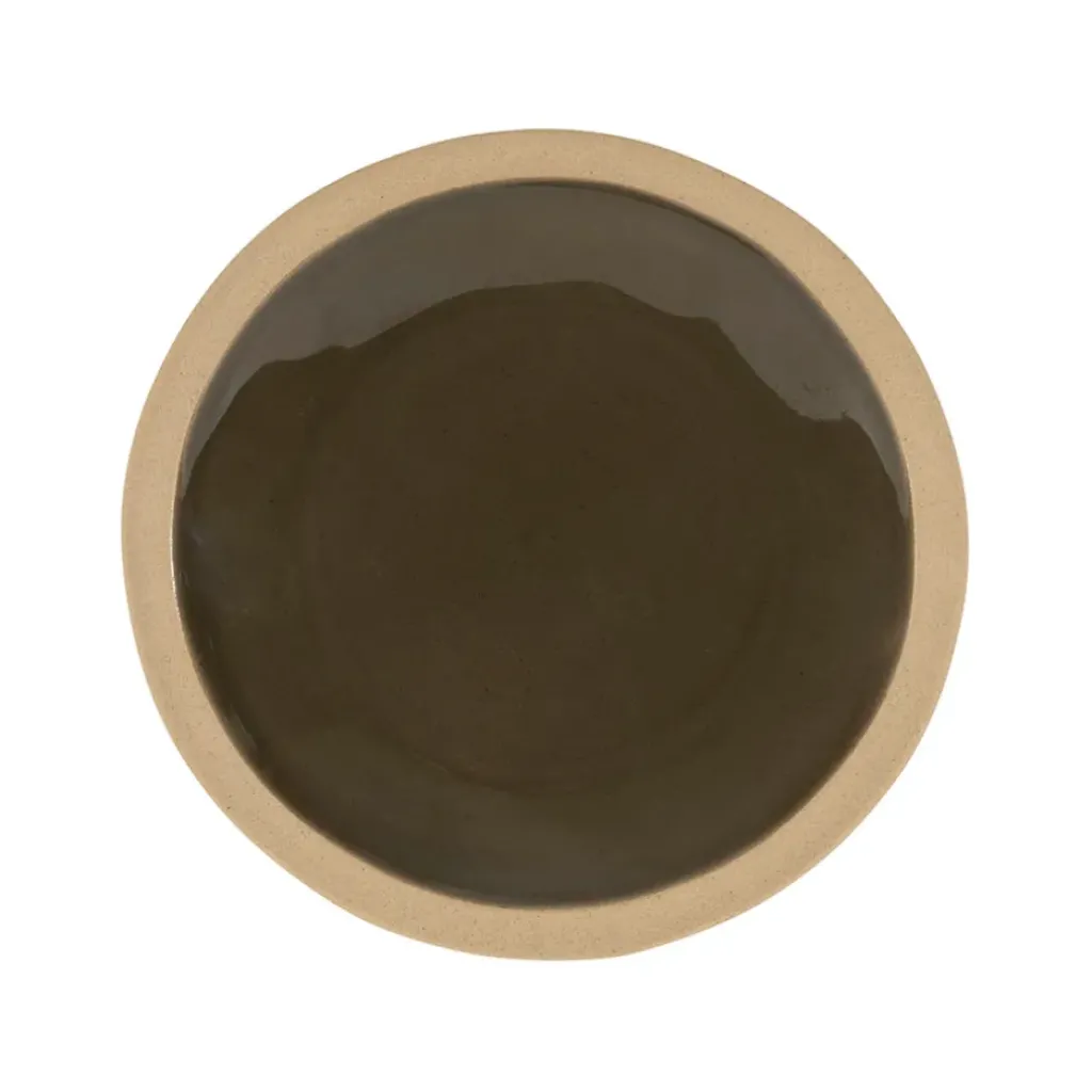 Fabrique de Styles Assiette à dessert en grès d21.5cm - Jade* Assiettes