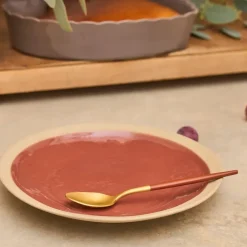 Fabrique de Styles Assiette à dessert en grès d21.5cm - Jade* Assiettes