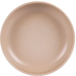 Fabrique de Styles Assiette calotte en grès sable d22cm - uno* Assiettes