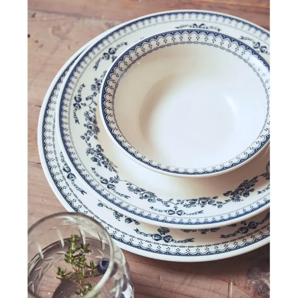 Fabrique de Styles Assiette plate en faience ancien d26cm - faustine* Assiettes