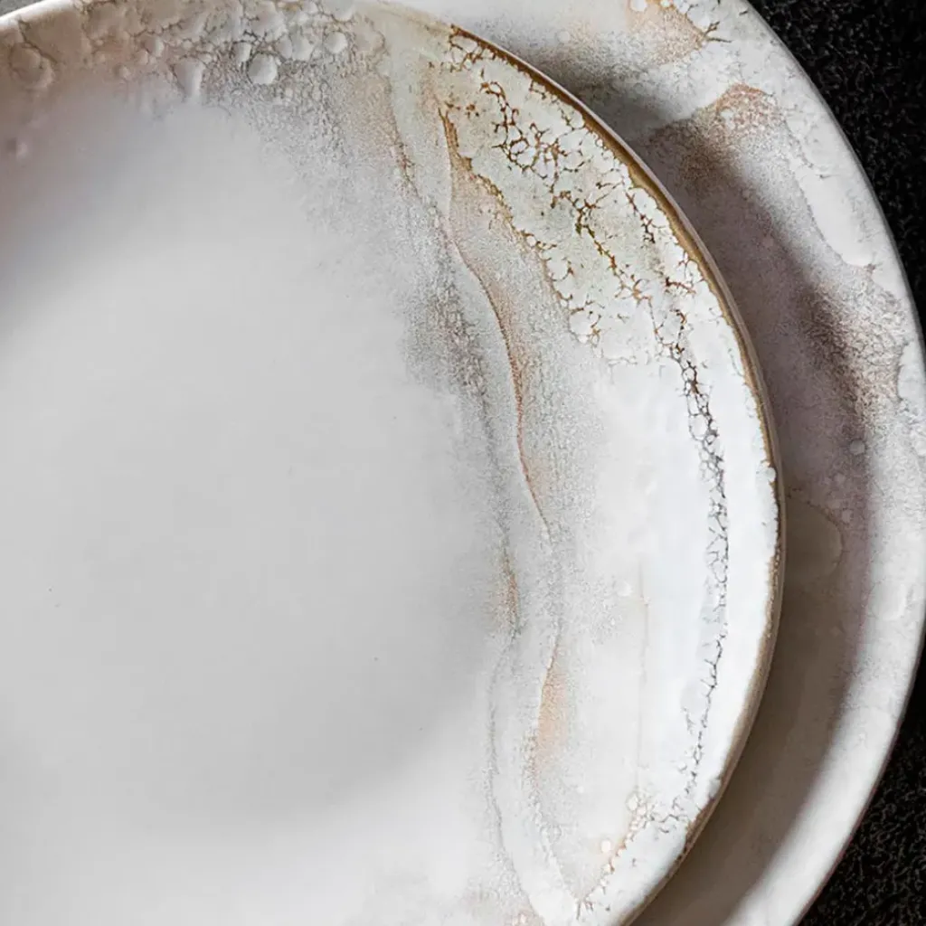 Fabrique de Styles Assiette plate en grès d27cm - mojave* Assiettes