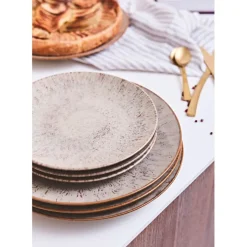 Fabrique de Styles Assiette plate en grès d27cm - Akaris* Assiettes