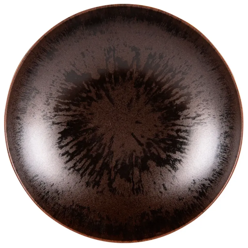 Fabrique de Styles Assiette plate en grès d27cm - Onyx* Assiettes