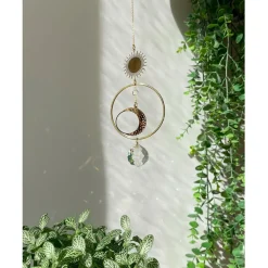 Fabrique de Styles Attrape-soleil à suspendre éclipse h26cm* Méditation Et Yoga