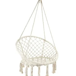 Fabrique de Styles Balancelle macramé en coton - Terre inconnue*Enfant Chaises, Fauteuils|Jardin