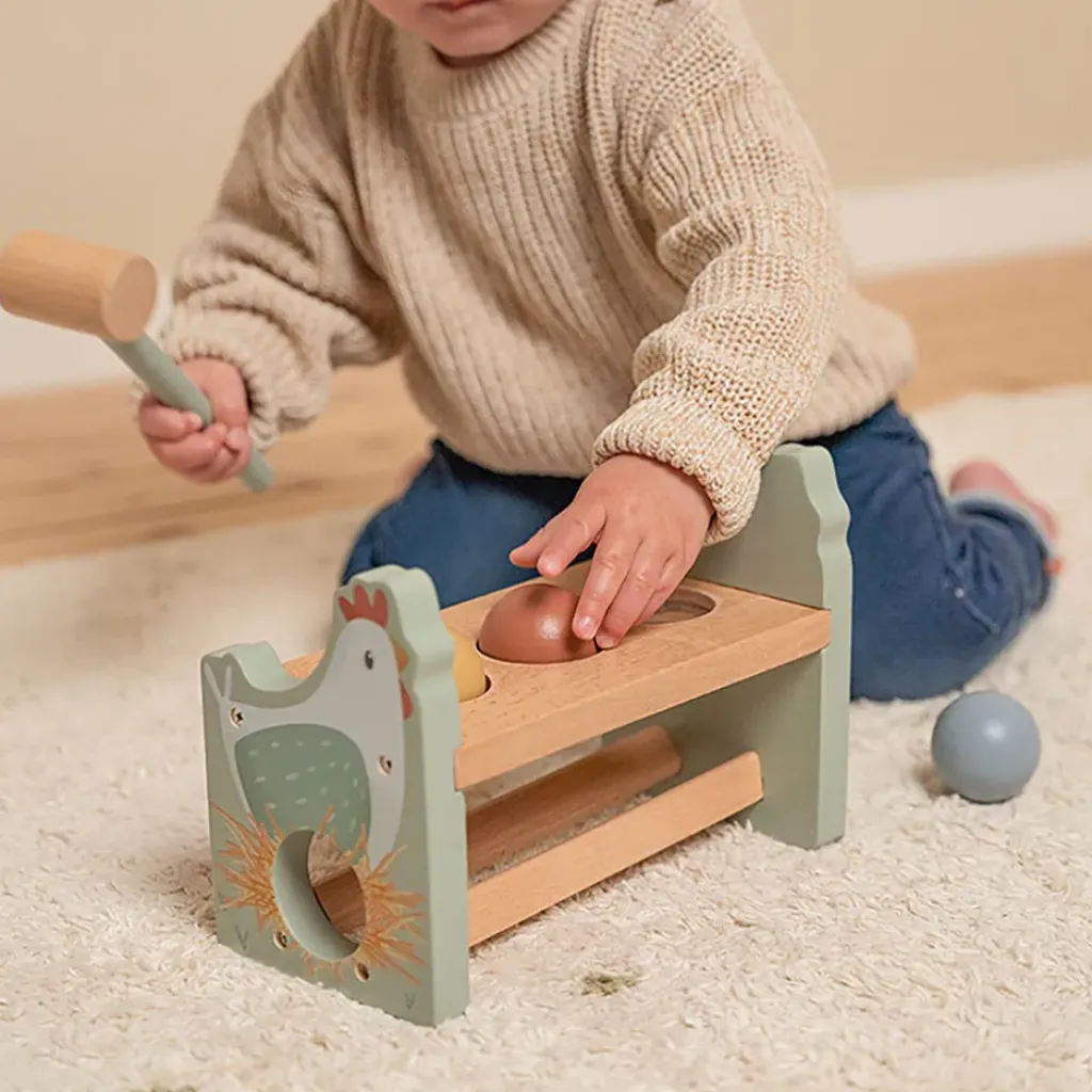 Fabrique de Styles Banc à marteler en bois - Little Farm*Enfant Jouets