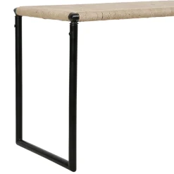Fabrique de Styles Banc en jute naturel et fer noir - madeira* Bancs Et Banquettes