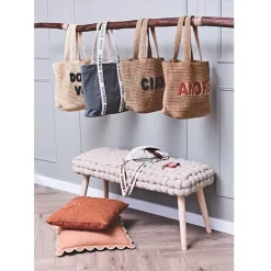 Fabrique de Styles Banc en tissu et pin - Element* Bancs Et Banquettes