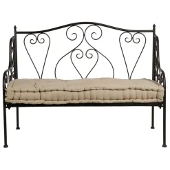 Fabrique de Styles Banquette 2 places en fer forge - Volute* Bancs Et Banquettes