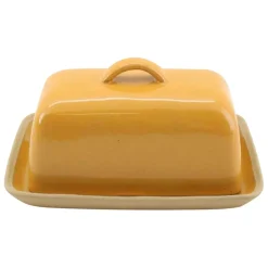 Fabrique de Styles Beurrier en grès - Jade* Accessoires De Table