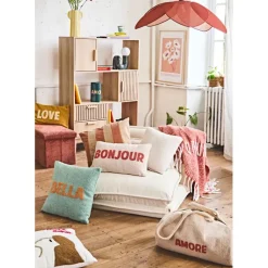 Fabrique de Styles Bibliotheque en bois naturel h140cm - Kara* Bibliothèques Et Étagères