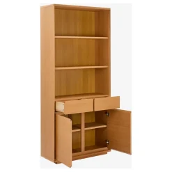 Fabrique de Styles Bibliothèque 2 portes en chêne - Hazo* Bibliothèques Et Étagères