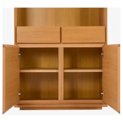 Fabrique de Styles Bibliothèque 2 portes en chêne - Hazo* Bibliothèques Et Étagères