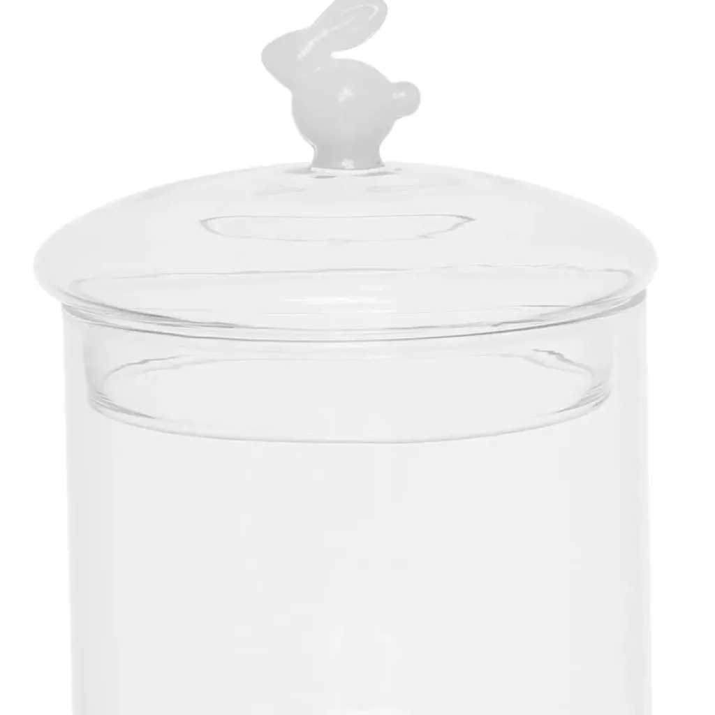 Fabrique de Styles Bocal avec couvercle en verre borosilicate 60cl - Lapin* Pots Et Bocaux