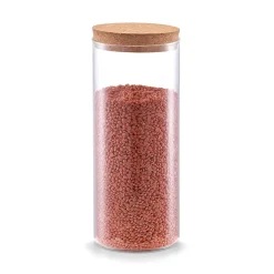 Fabrique de Styles Bocal verre avec couvercle en liege 1.4l* Pots Et Bocaux