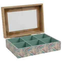 Fabrique de Styles Boite the 6 compartiments tropic'art nature* Boîtes