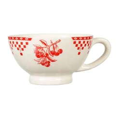 Fabrique de Styles Bol avec anse damier en faïence* Tasses Et Mugs