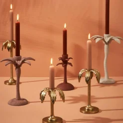 Fabrique de Styles Bougeoir en aluminium d10xh15cm - Tropic Étoile* Photophores, Bougeoirs Et Lanternes