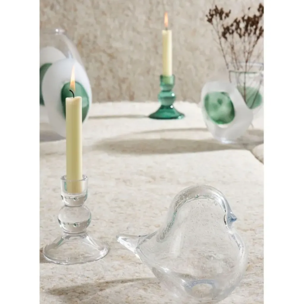 Fabrique de Styles Bougeoir en verre h10cm - Alphe* Photophores, Bougeoirs Et Lanternes