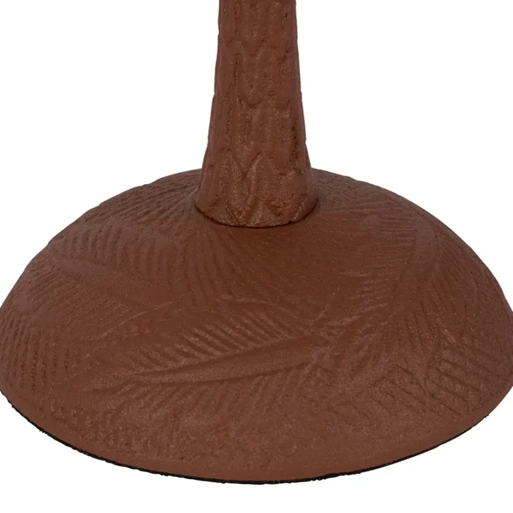 Fabrique de Styles Bougeoir palmier en aluminium h19cm - Tropic Etoil* Photophores, Bougeoirs Et Lanternes