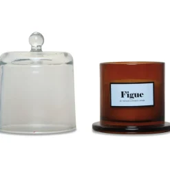 Fabrique de Styles Bougie cloche parfumée Figue Boisée 50h* Bougies Parfumées