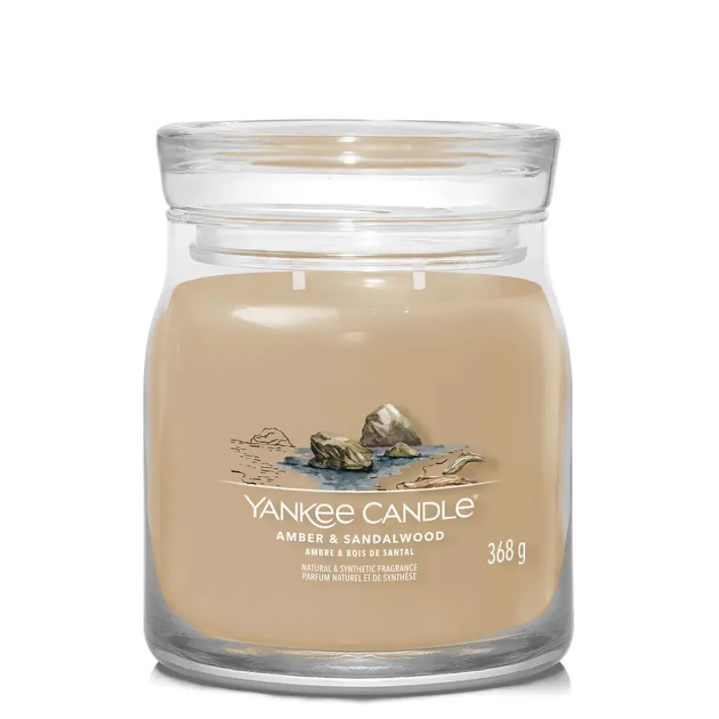 Fabrique de Styles Bougie jarre parfumée Ambre et bois de santal 65h* Bougies Parfumées