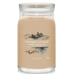 Fabrique de Styles Bougie jarre parfumée Ambre et bois de santal 100h* Bougies Parfumées