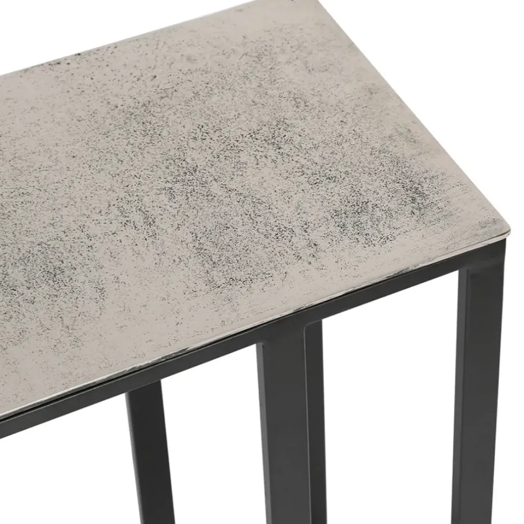 Fabrique de Styles Bout de canape en aluminium et fer - Felia* Bouts De Canapé Et Tables D'appoint