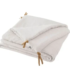 Fabrique de Styles Bout de lit en lin lavé 90x200cm - Soline* Couvre-lits