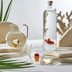 Fabrique de Styles Bouteille crabe en verre borosilicate 1.5l - Océan* Carafes Et Pichets