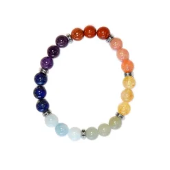 Fabrique de Styles Bracelet 7 chakras mix perles rondes 8mm* Bijoux Fantaisie