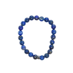 Fabrique de Styles Bracelet lapis lazuli perles rondes 8mm* Bijoux Fantaisie
