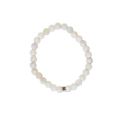 Fabrique de Styles Bracelet pierre de lune perles rondes 6mm* Bijoux Fantaisie