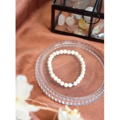 Fabrique de Styles Bracelet pierre de lune perles rondes 6mm* Bijoux Fantaisie