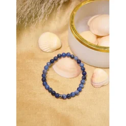 Fabrique de Styles Bracelet sodalite perles rondes 6mm* Bijoux Fantaisie