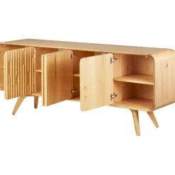 Fabrique de Styles Buffet 4 portes en chene naturel l200cm - Sublime* Buffets Et Vitrines