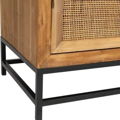 Fabrique de Styles Buffet bas en sapin et bambou L80cm - Tamba* Buffets Et Vitrines