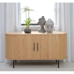 Fabrique de Styles Buffet en placage chêne 140x45cm - nola* Buffets Et Vitrines