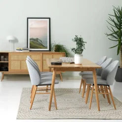 Fabrique de Styles Buffet en placage chêne h80cm - barrali* Buffets Et Vitrines