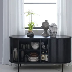 Fabrique de Styles Buffet en placage chêne 140x45cm - Nola* Buffets Et Vitrines