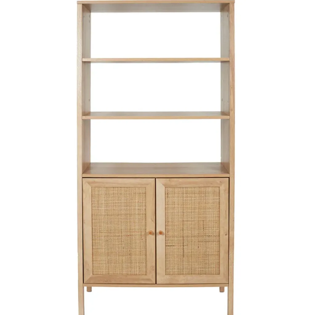 Fabrique de Styles Buffet haut en bois avec 3 niveaux H163cm - Baia* Bibliothèques Et Étagères
