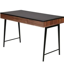 Fabrique de Styles Bureau en noyer et métal noir - Nuna* Bureaux
