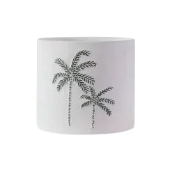 Fabrique de Styles Cache pot en céramique Palmier d13cm* Cache-pots Et Supports