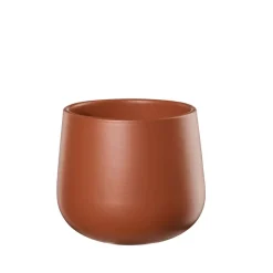 Fabrique de Styles Cache pot en céramique terracotta d13.5cm* Cache-pots Et Supports