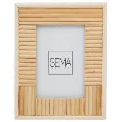 Fabrique de Styles Cadre photo en rotin -blue sand* Cadres Déco Et Affiches