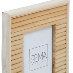 Fabrique de Styles Cadre photo en rotin -blue sand* Cadres Déco Et Affiches