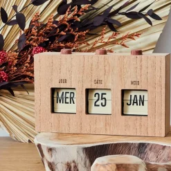Fabrique de Styles Calendrier flip flap effet bois* Petits Objets Déco